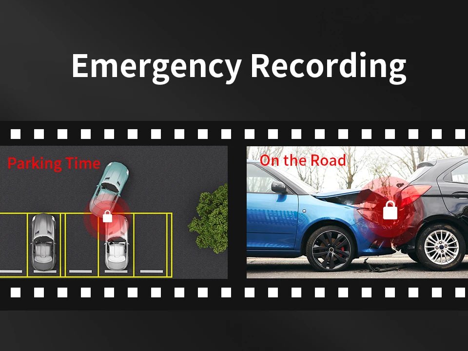 2K Dash Camera For Car DVR Dash Cam In The Car KAWA D5 Video Recorder Emergency Voice Control Night Vision WiFi APP Monitor WDR - XS - ORIZED