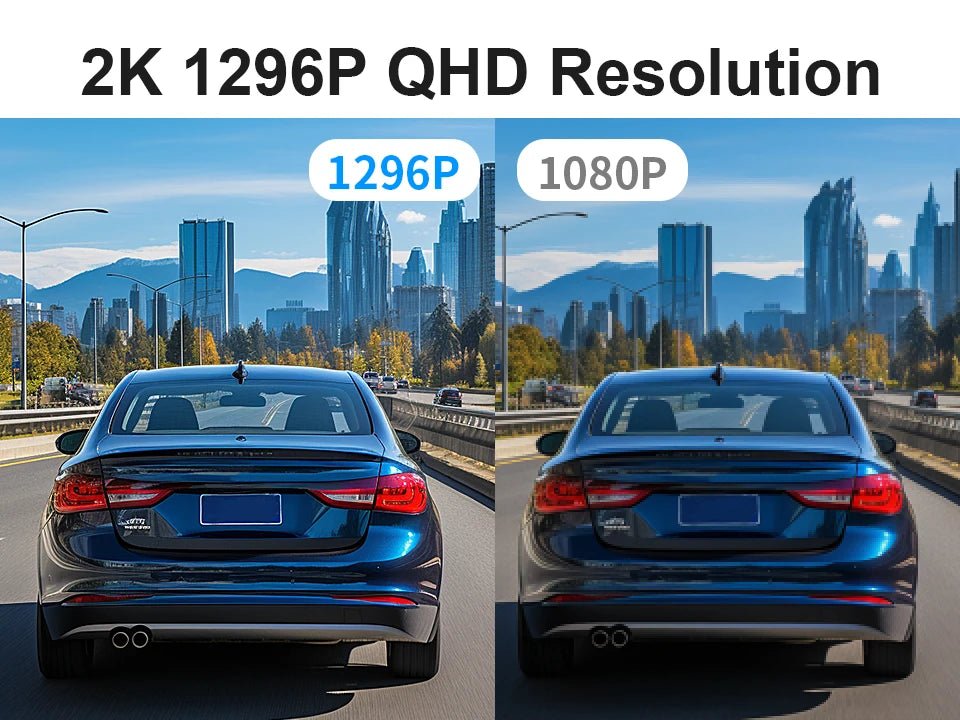 2K Dash Camera For Car DVR Dash Cam In The Car KAWA D5 Video Recorder Emergency Voice Control Night Vision WiFi APP Monitor WDR - XS - ORIZED