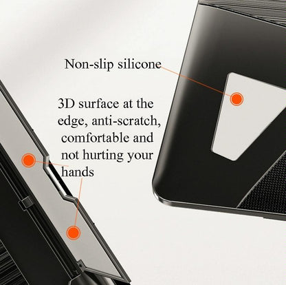 NNEIDS Portable Laptop Stand - Adjustable Height Foldable Heat Dissipation - Elegant Black - XS - ORIZED